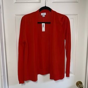 Medium Old Navy Red/Orange Cardigan